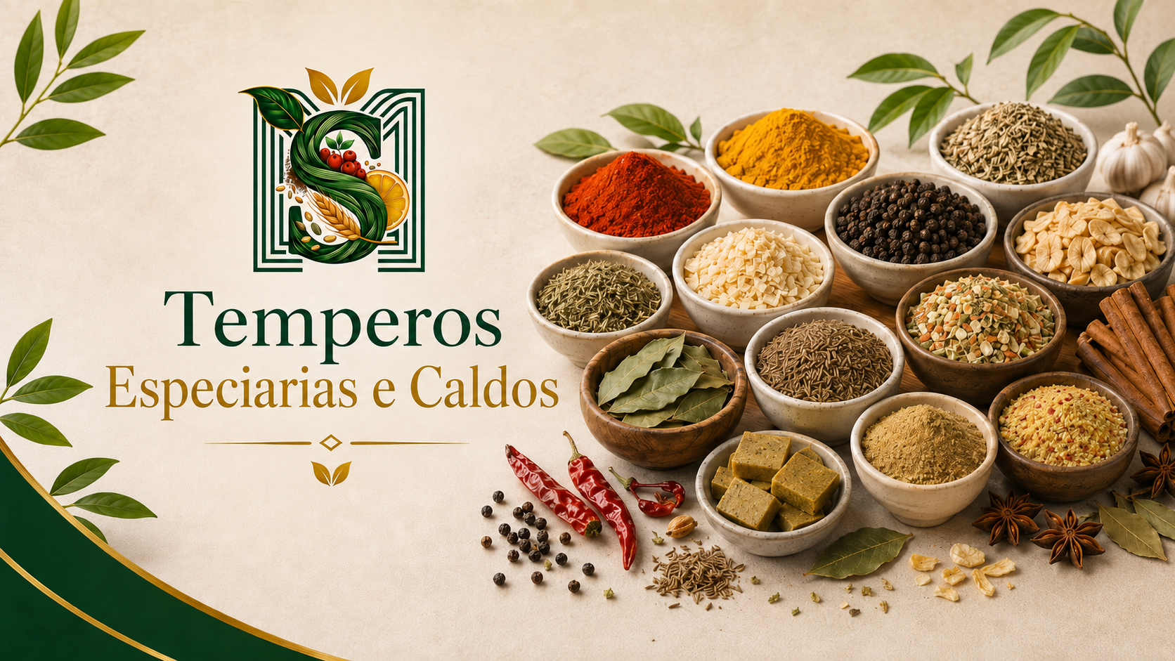 Temperos, Especiarias e Caldos